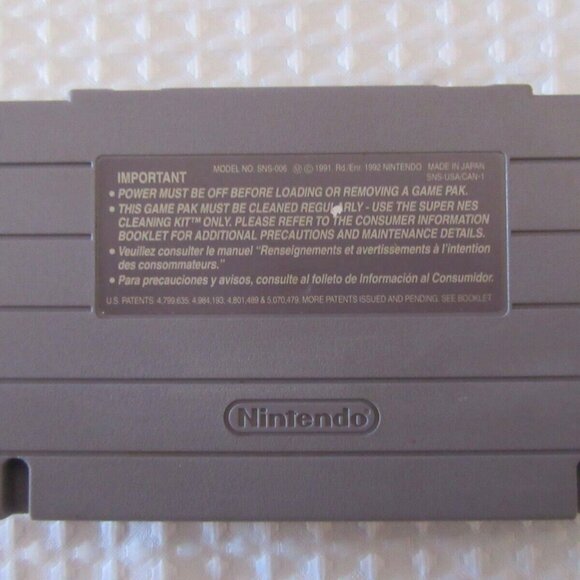 Super Nintendo Game James Bono Jr - Picture 2 of 6
